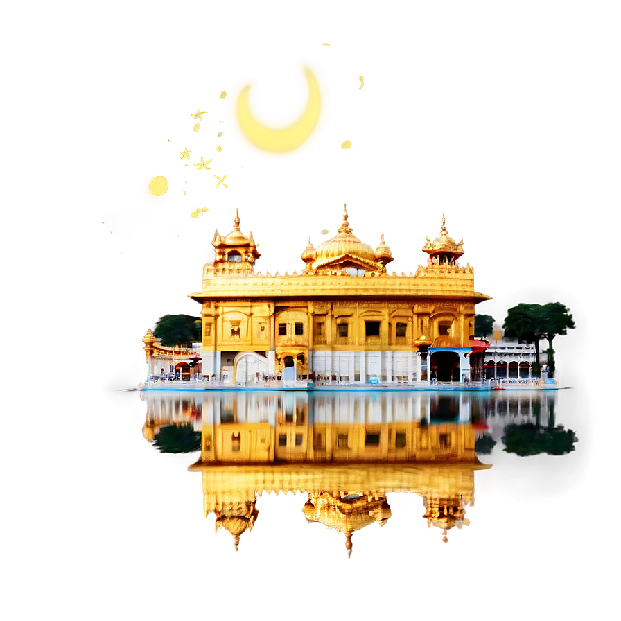 Golden Temple Illumination Png Hks27