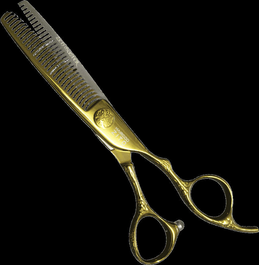 Golden Thinning Scissors