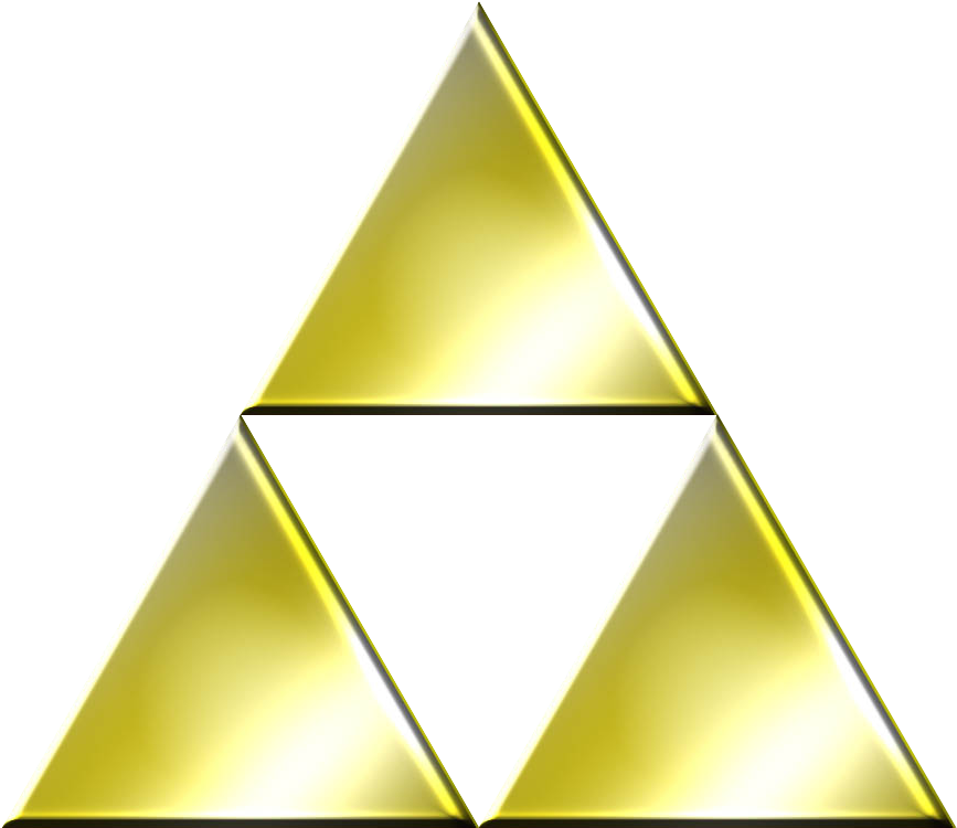 Golden Triforce Symbol