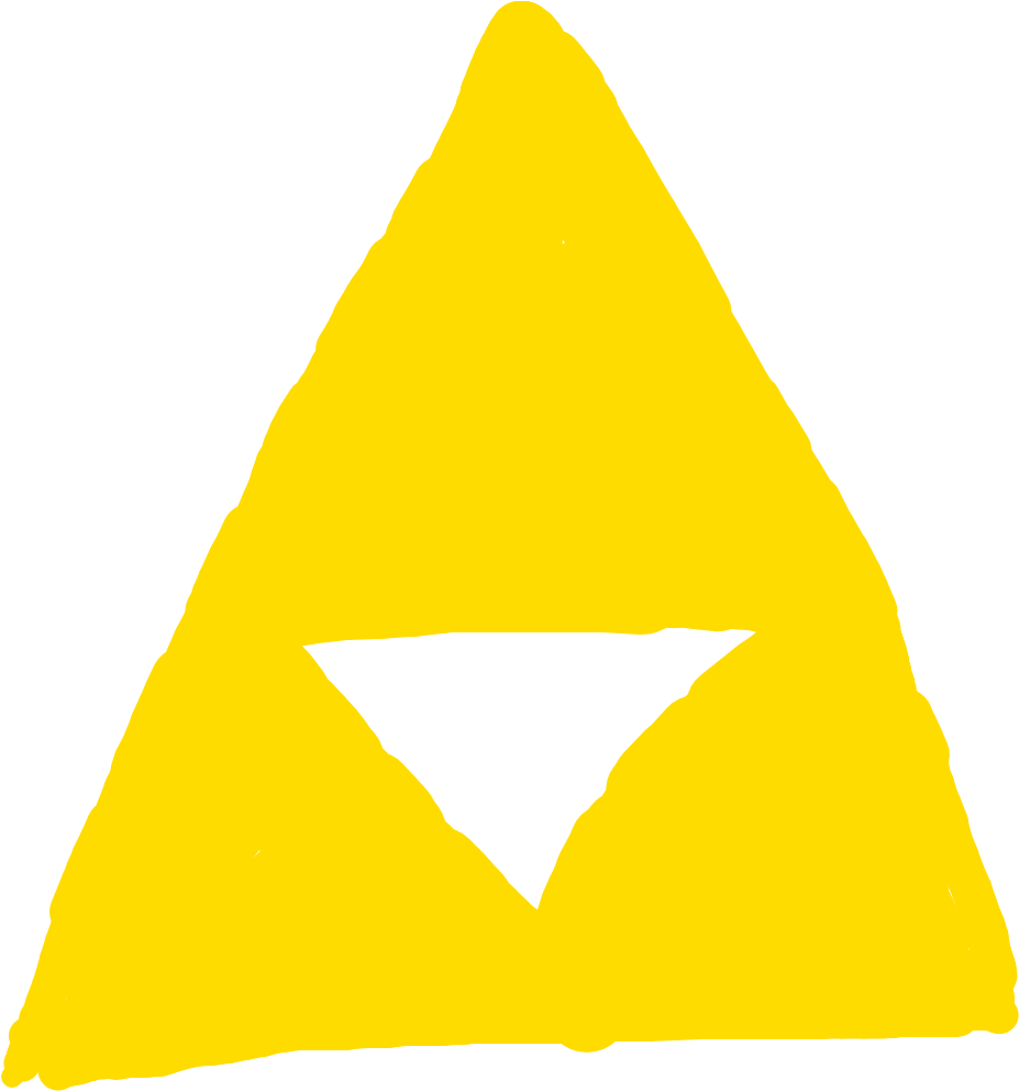 Golden Triforce Symbol