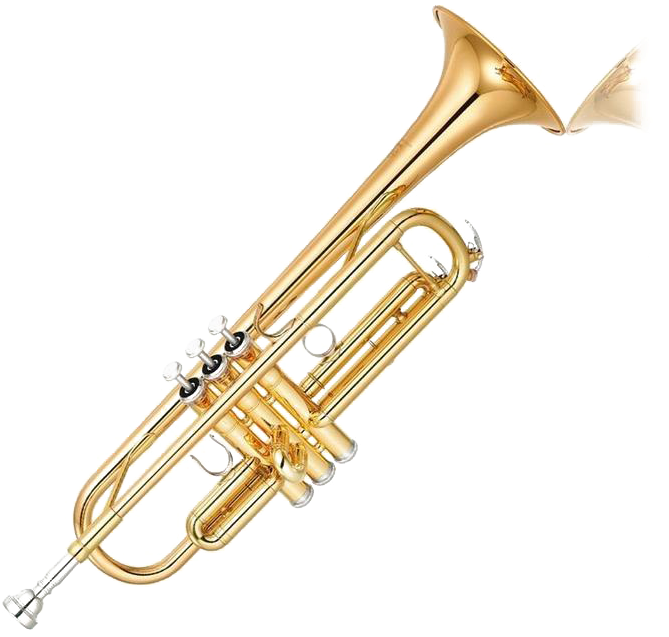 Golden Trumpet Isolated