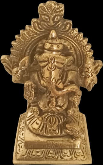 Golden Vinayagar Statue