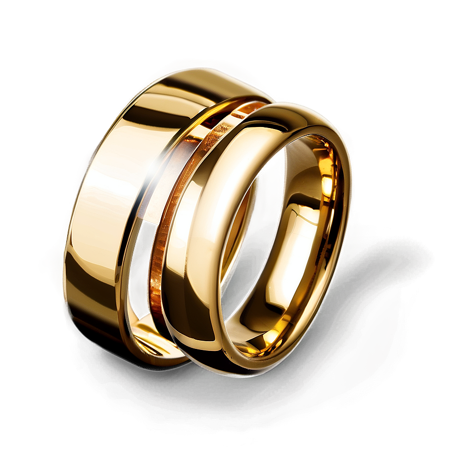 Golden Wedding Ring Png Dai