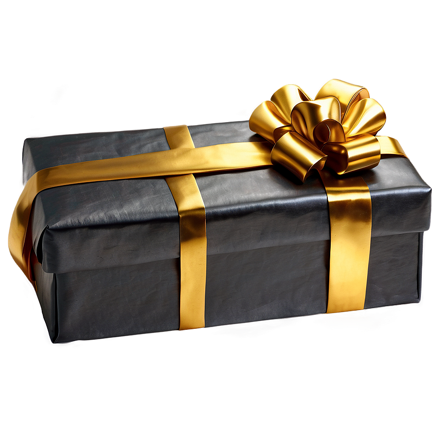 Golden Wrapped Gift Png Ldi