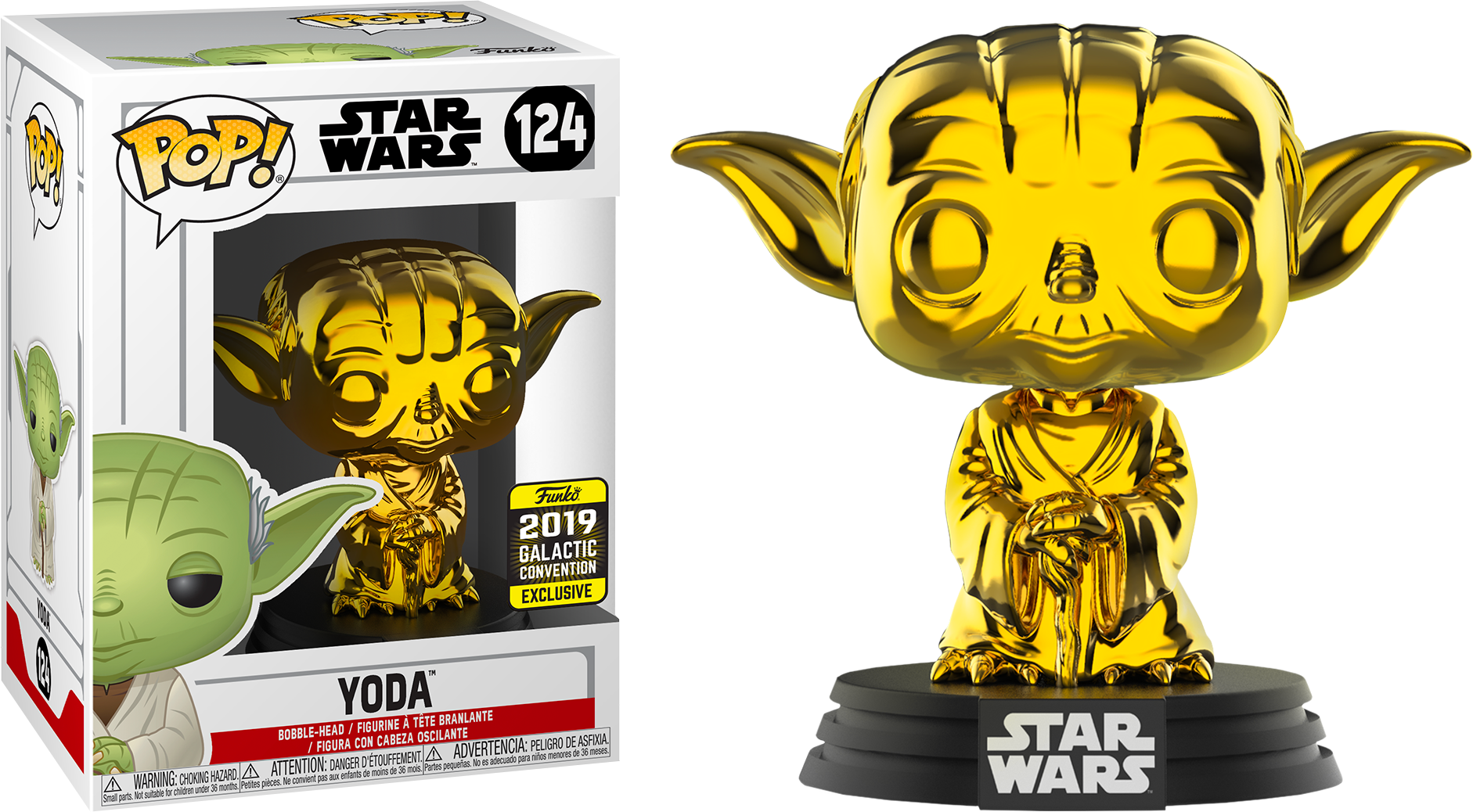 Golden Yoda Funko Pop Exclusive