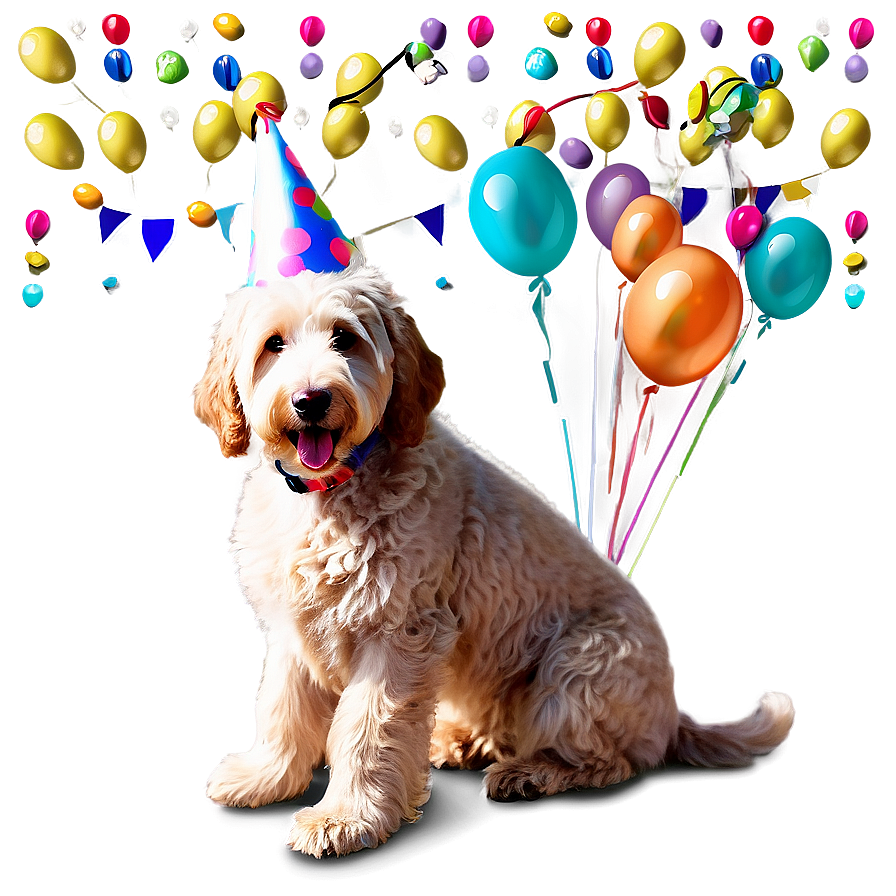 Goldendoodle Birthday Party Png Tyo