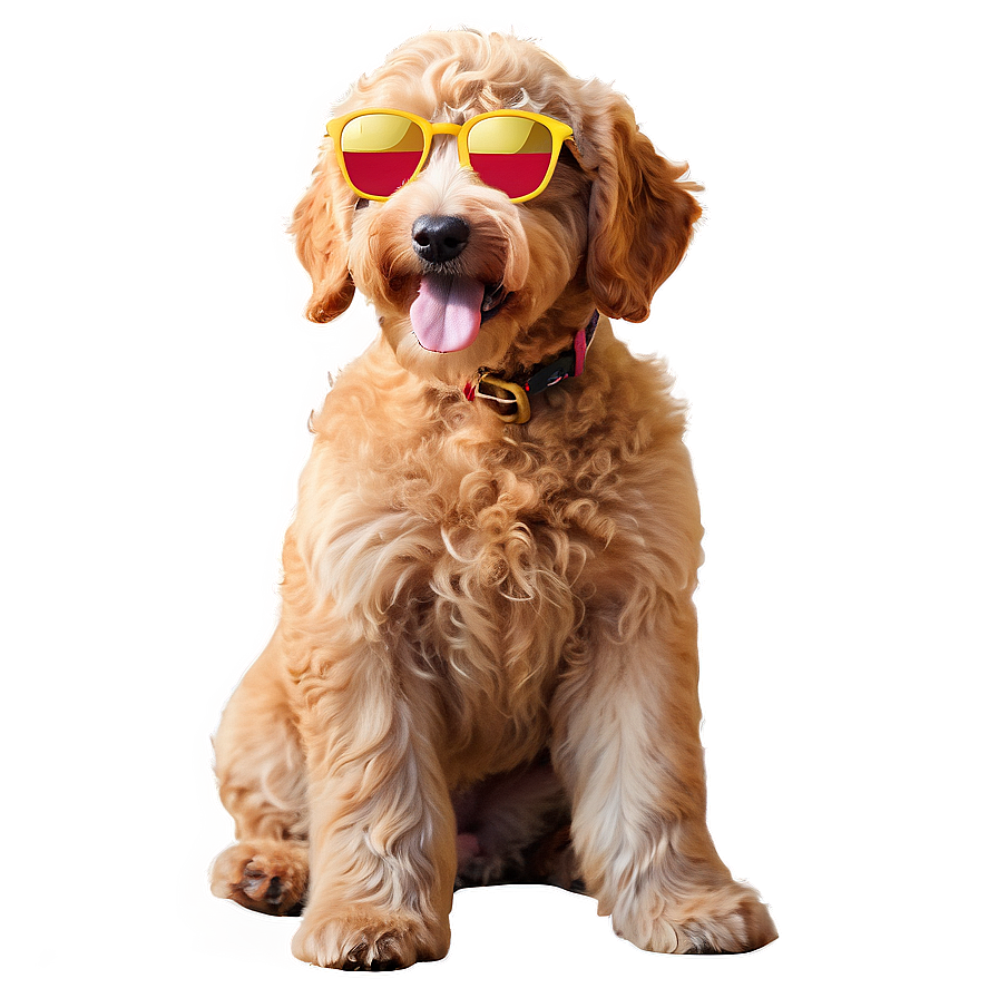 Goldendoodle Under Sun Png 98