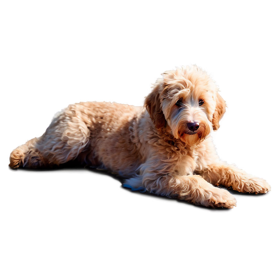 Goldendoodle Under Sun Png Wax