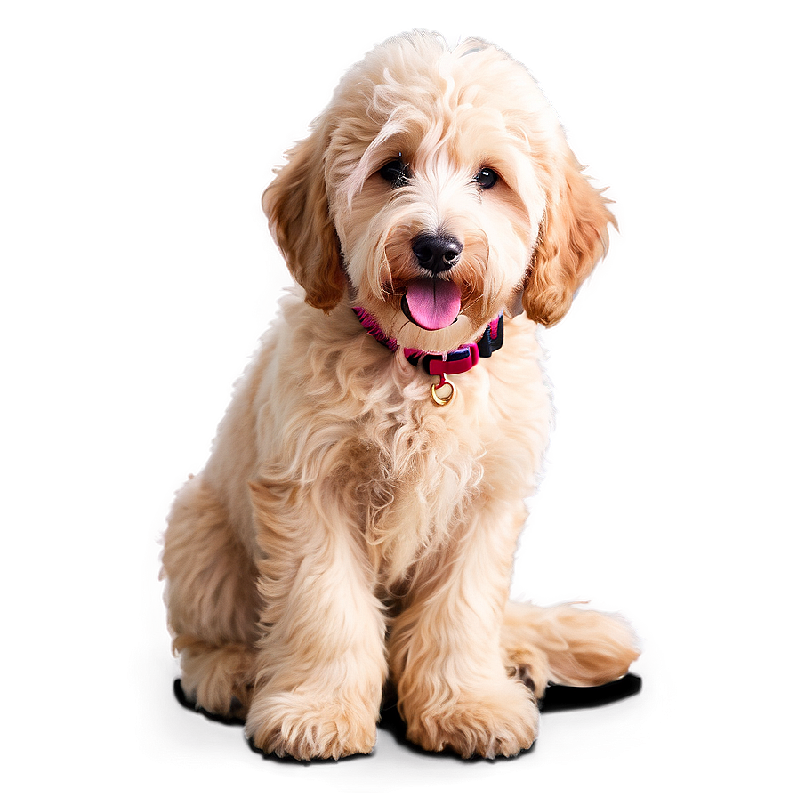 Goldendoodle With Flowers Png Lby