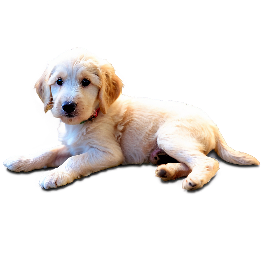 Goldendoodle With Puppies Png Vmg