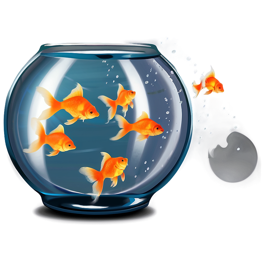 Goldfish In Fishbowl Png 06212024