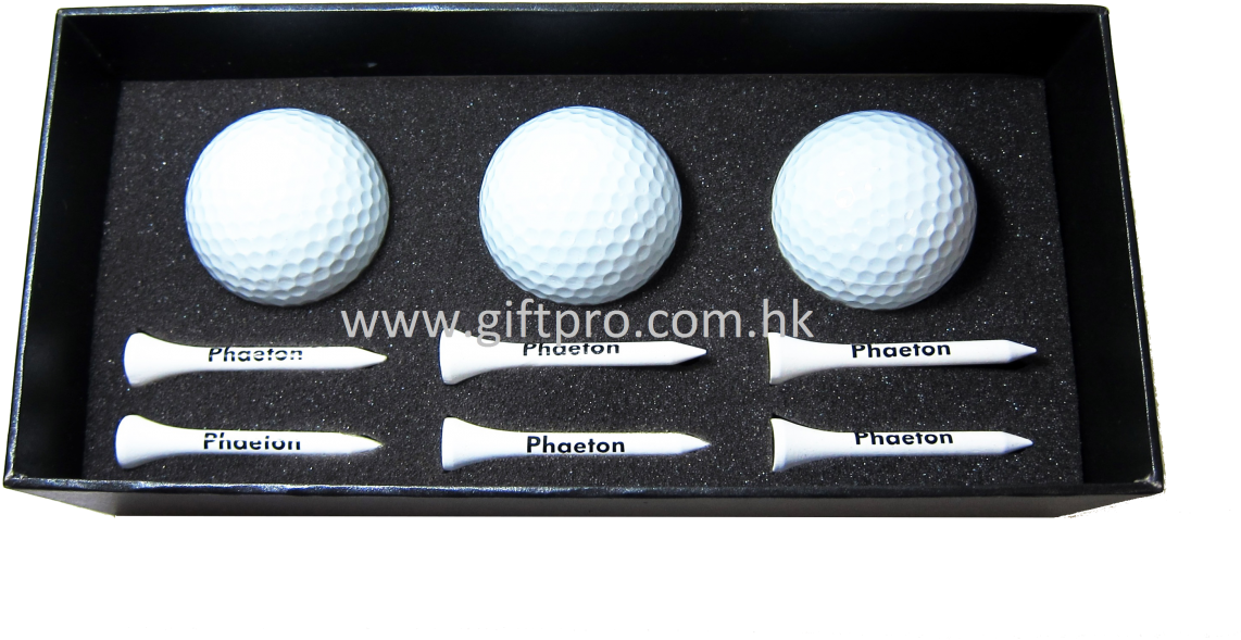 Golf Ballsand Tees Setin Box