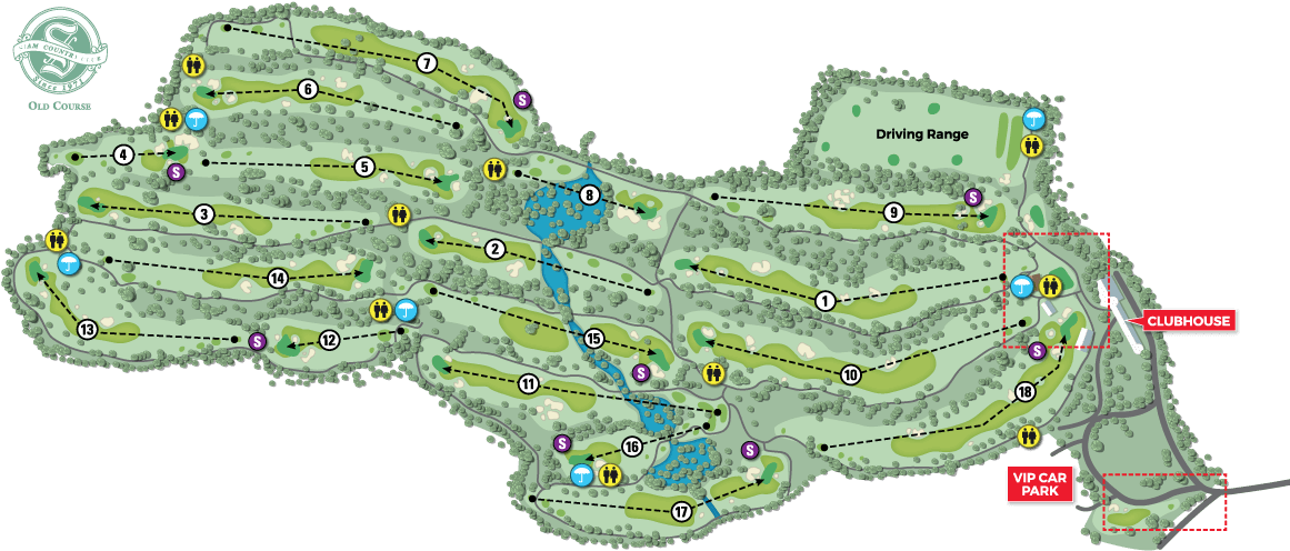 Golf Course Layout Thailand