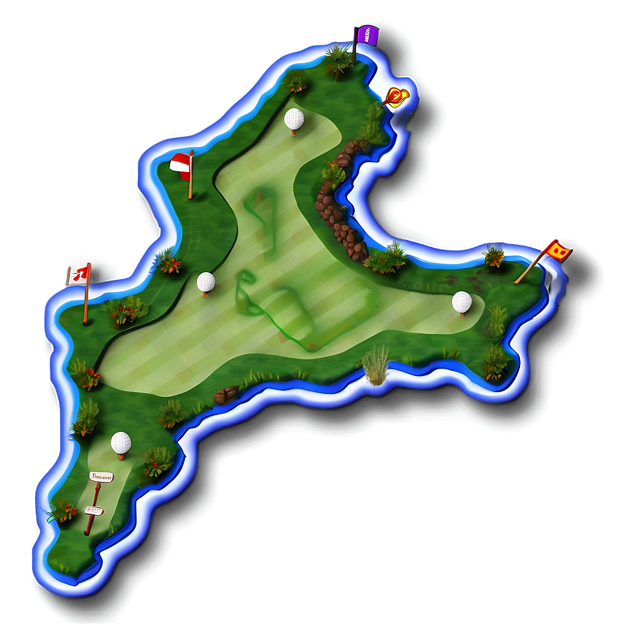 Golf Course Map Png 05212024