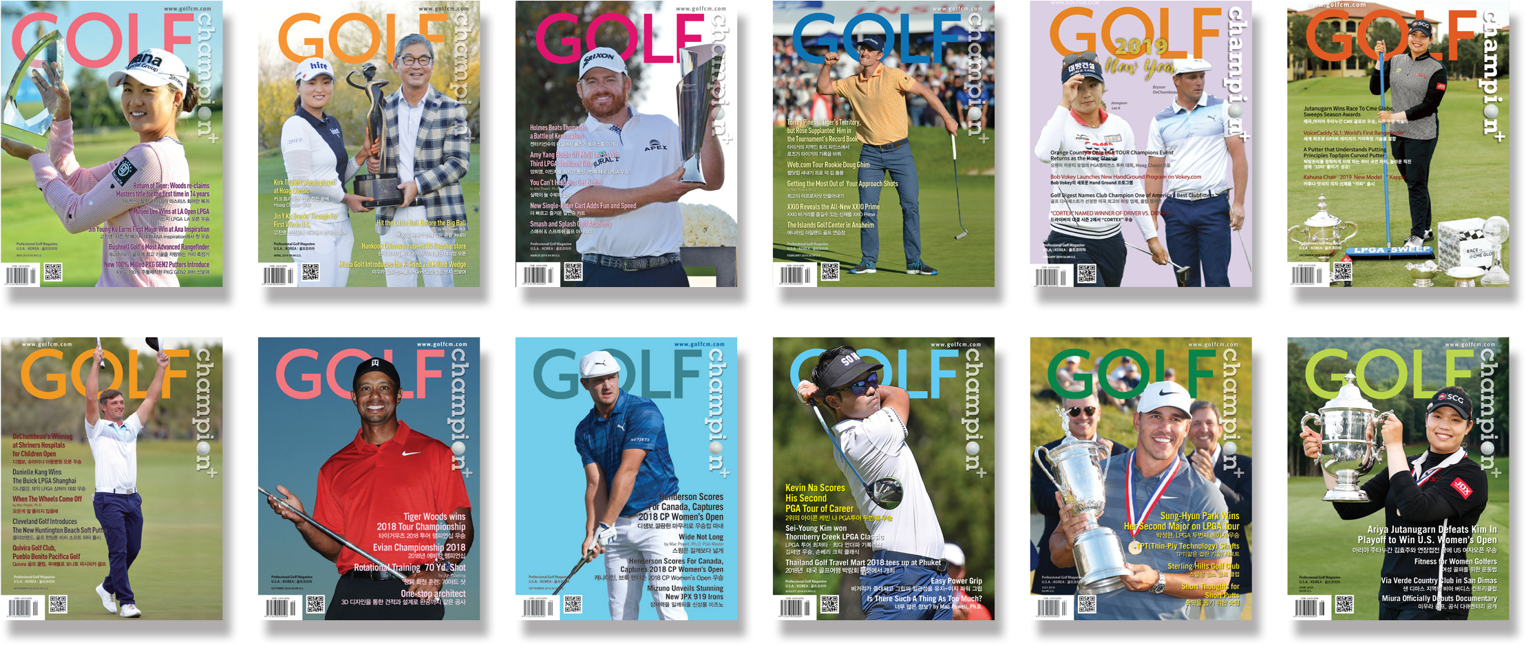 Golf Magazine Covers Collection