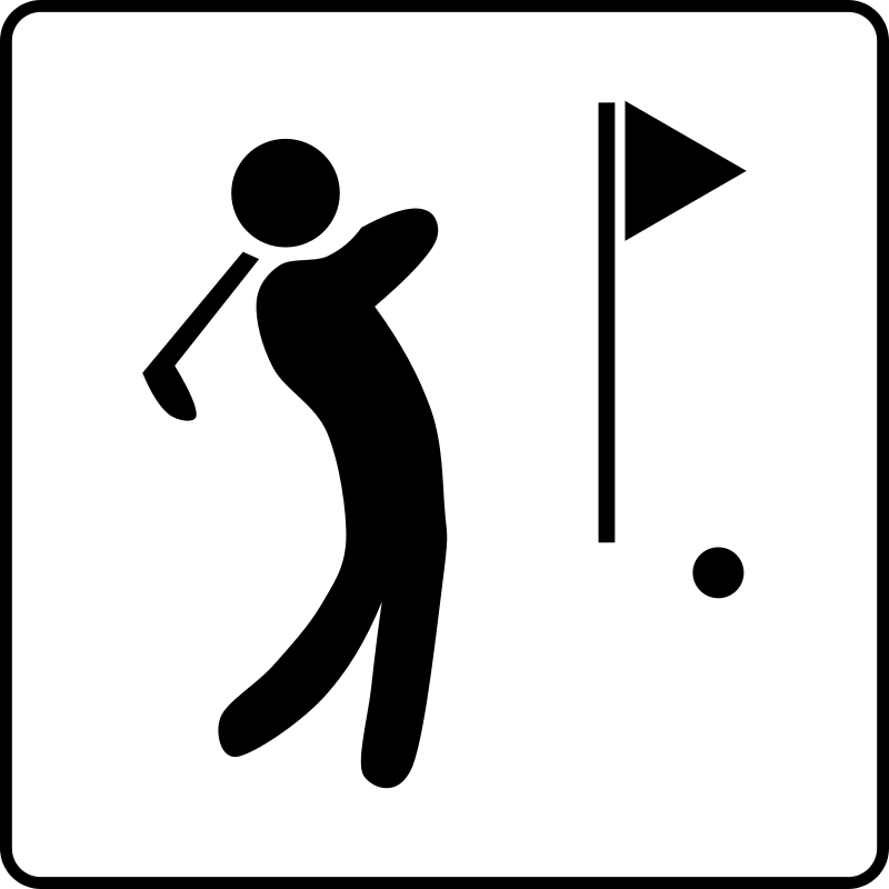 Golf Pictogram