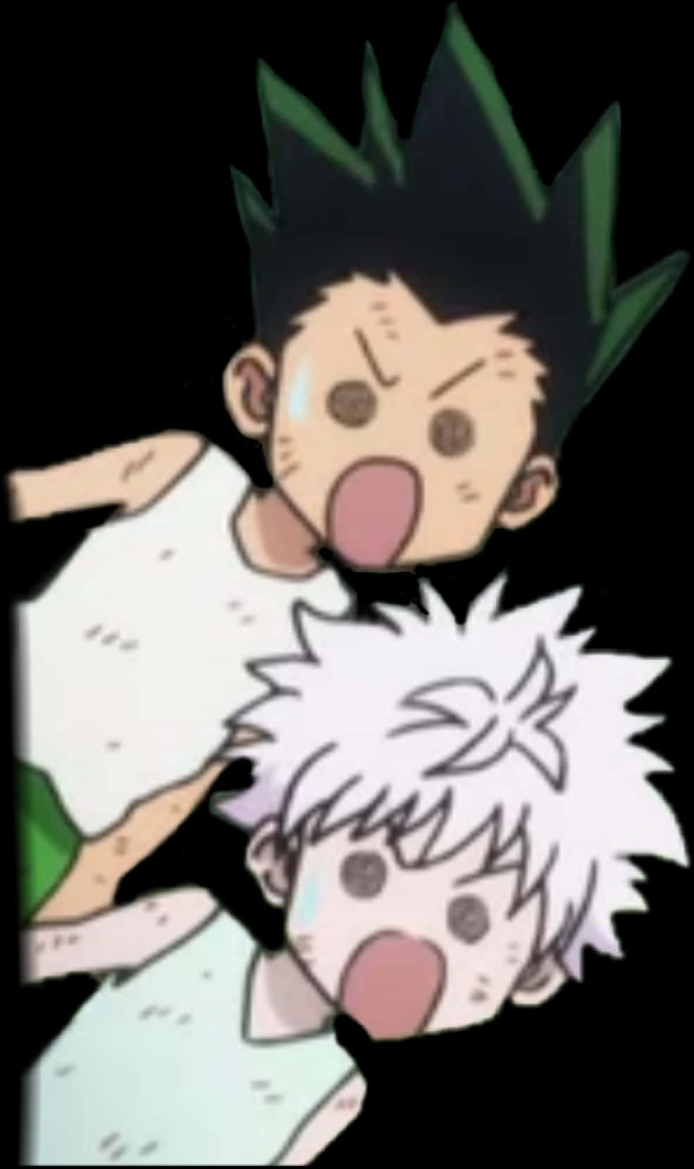 Gonand Killua Shocked Reaction