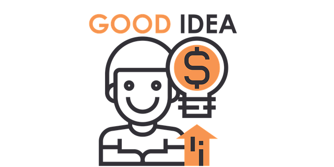 Good Idea Profitable Thought Concept