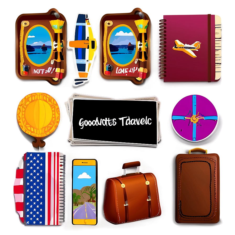 Goodnotes Travel Stickers Png Rtv37