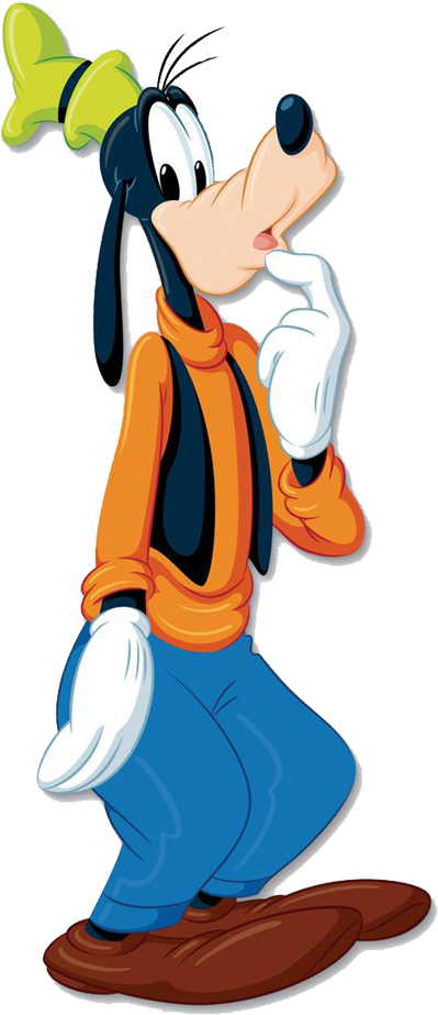 Goofy Animated Character Pose