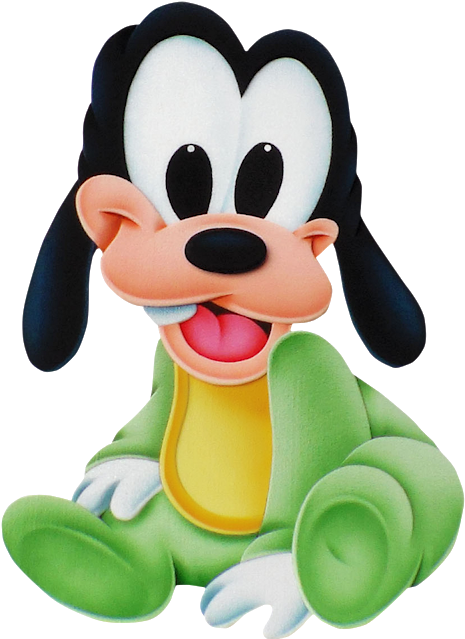 Goofy Cartoon Character Smiling