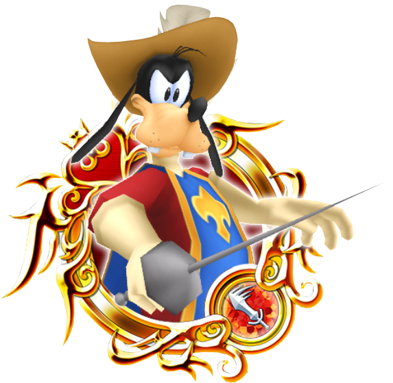 Goofy Musketeer Character Art