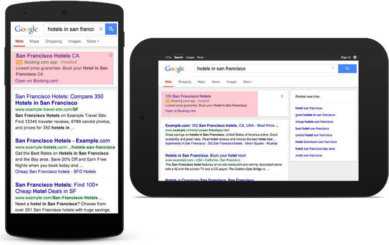 Google Ads Hotels San Francisco Search