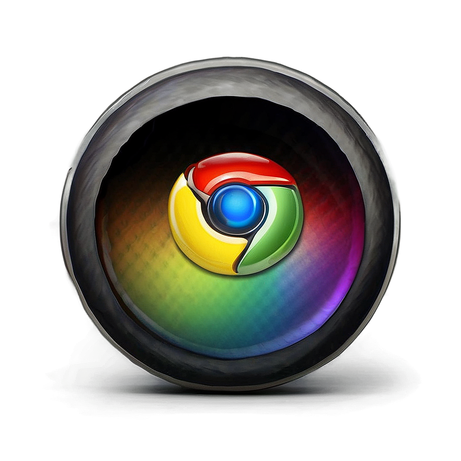 Google Chrome Logo Black Background Png 06232024