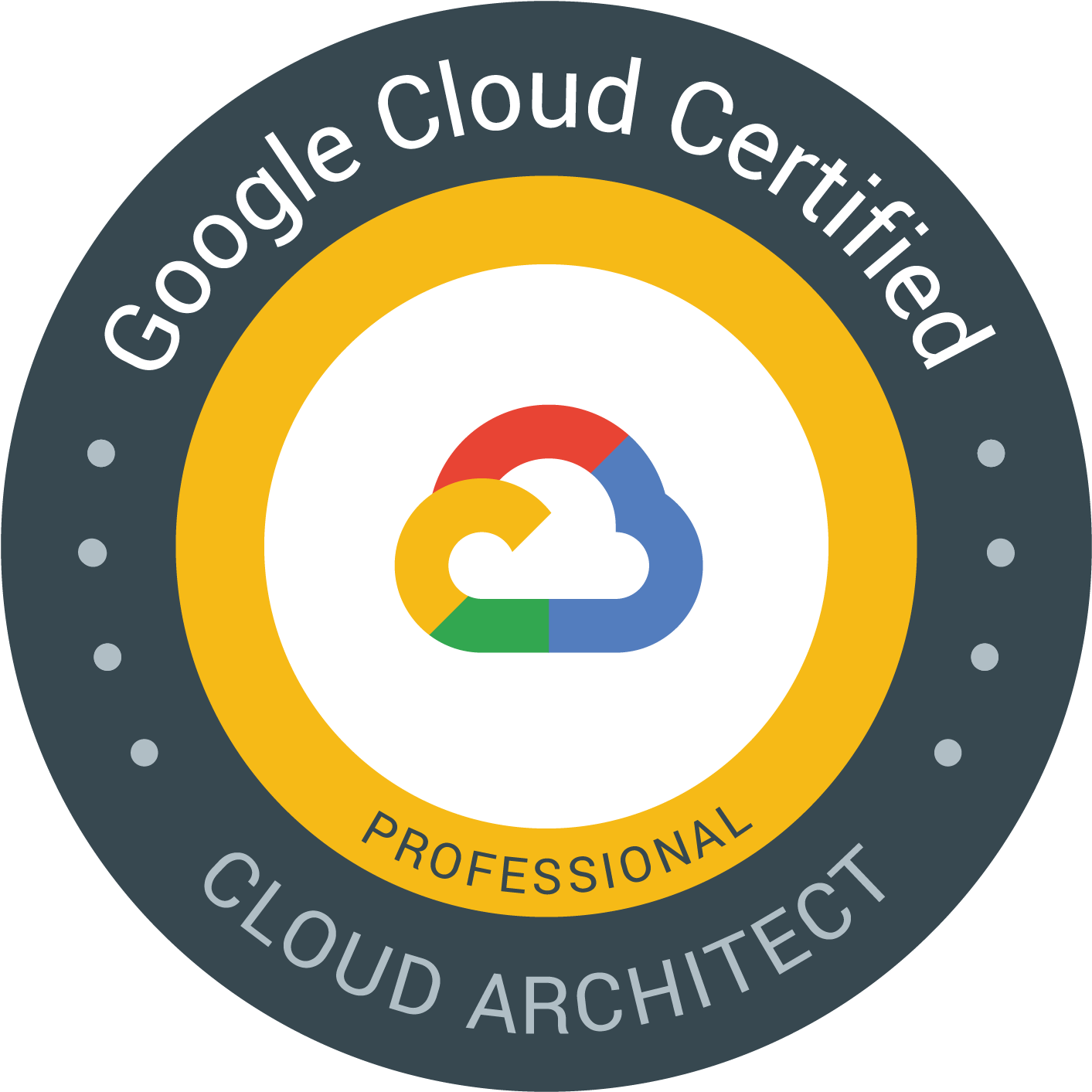 Google Cloud Certified Professional Cloud Architect Badge