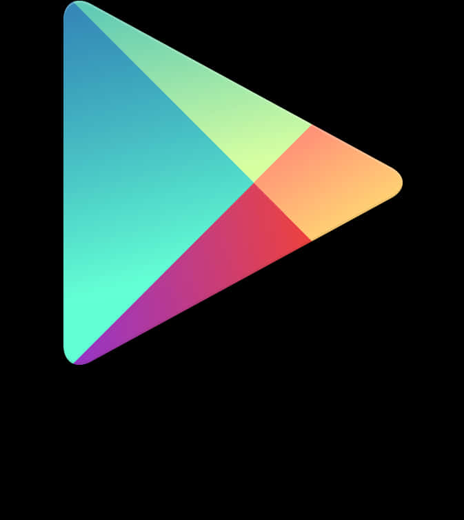 Google Play Logo Gradient Triangle