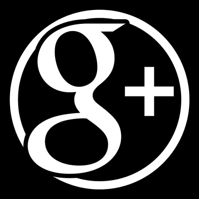 Google Plus_ Logo_ Black Background