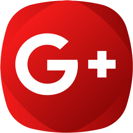 Google Plus Logo Red Background