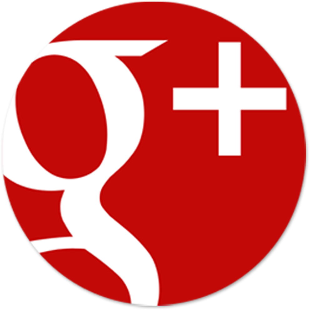 Google Plus_ Logo_ Red Background