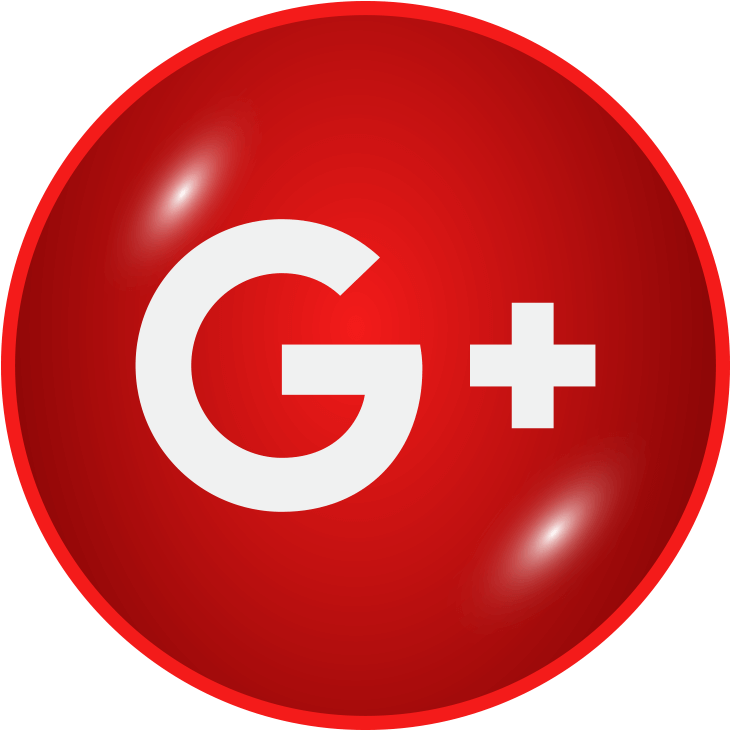 Google Plus Logo Red Background