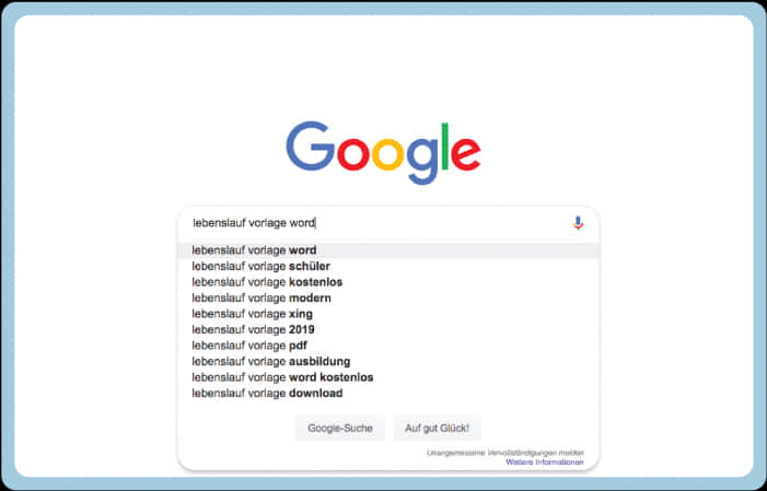 Google Search Autocomplete Suggestions