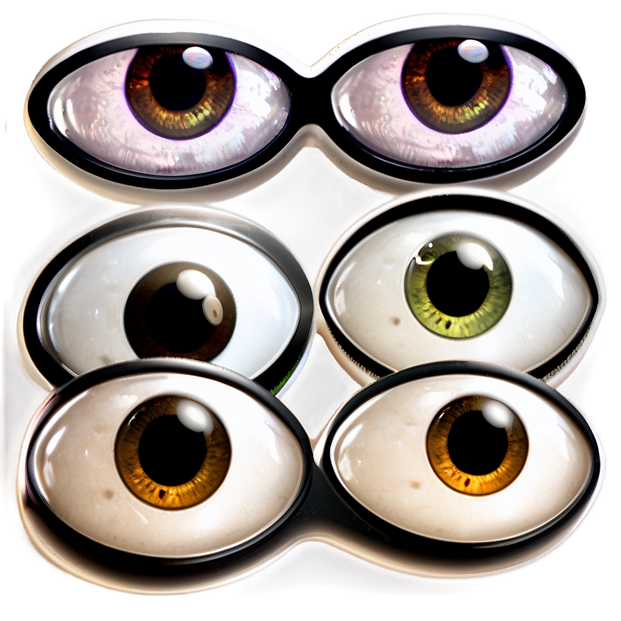 Googly Eyes Pack Png 05242024