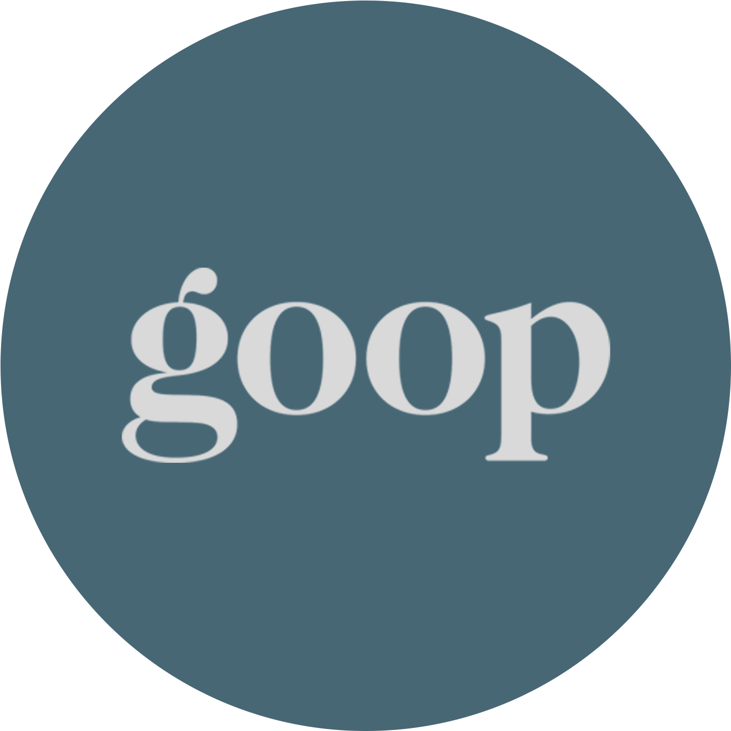 Goop Logoon Blue Circle