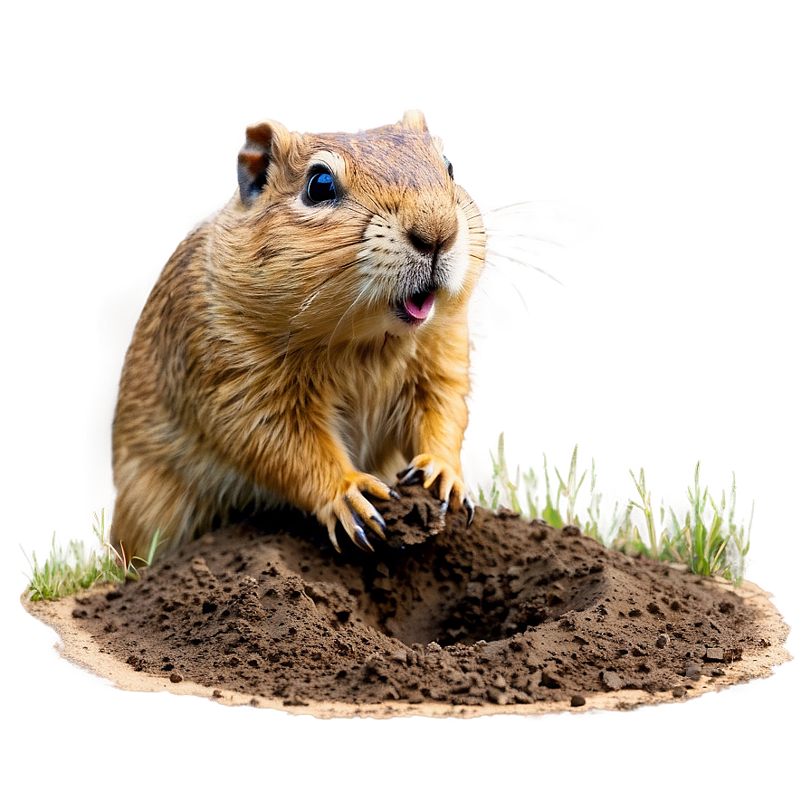 Gopher Digging Hole Png Ckq99