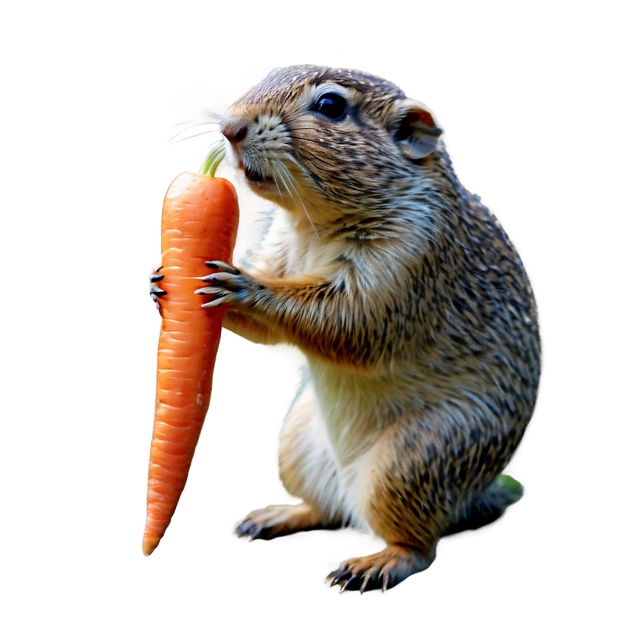 Gopher Eating Carrot Png 06292024