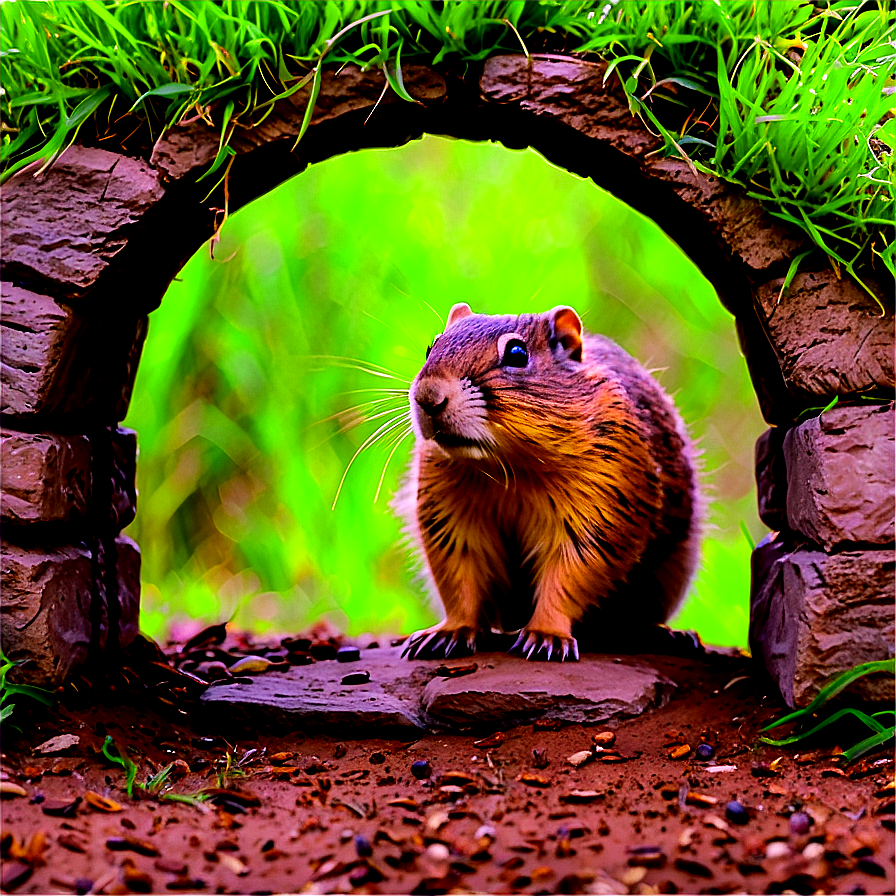 Gopher In A Tunnel Png 69