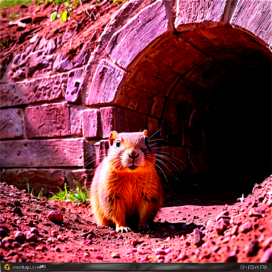 Gopher In A Tunnel Png 76