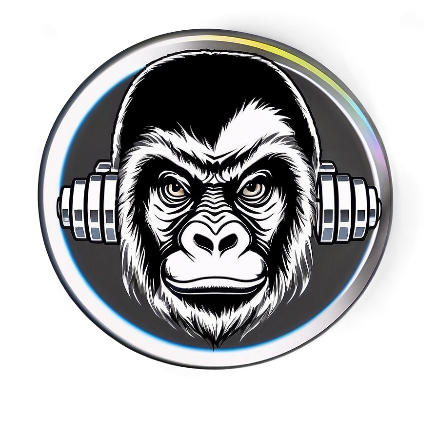 Gorilla Gym Fitness Logo Png Vro45