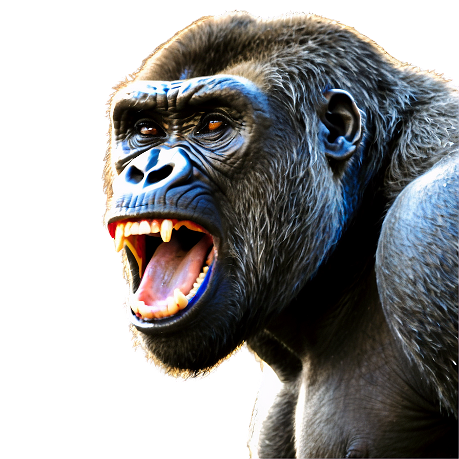 Gorilla In Rage Png Rkt57