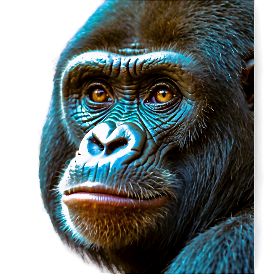 Gorilla Monkey Face Comparison Png 06272024