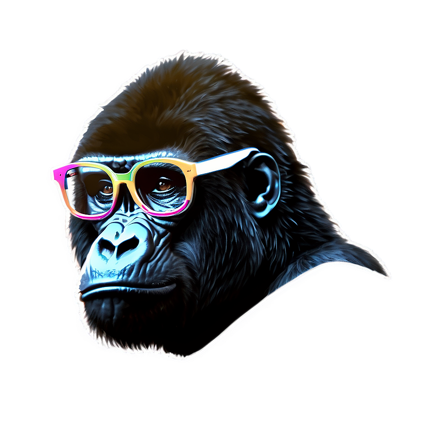 Gorilla Tag Glasses Art Png 06282024