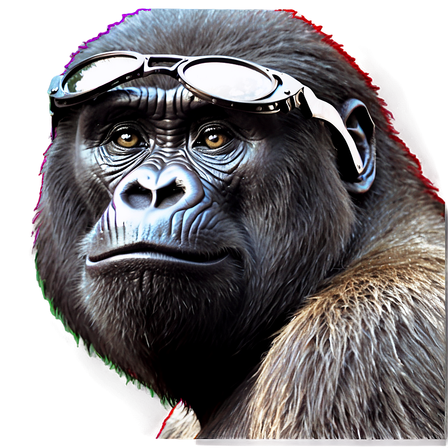 Gorilla With Aviator Glasses Png 23