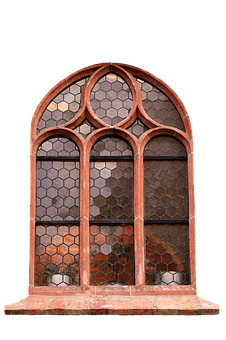 Gothic Arch Window Stained Glass