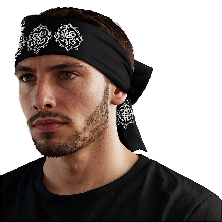 Gothic Black Bandana Png Ojq