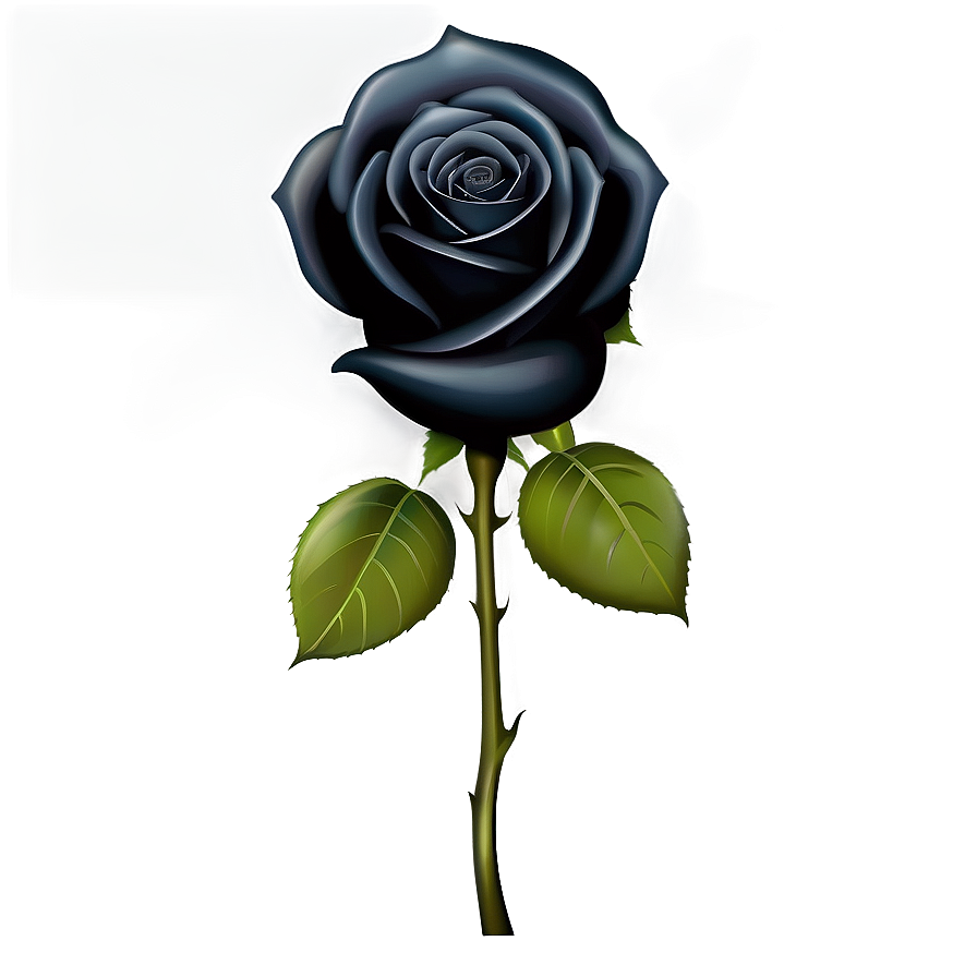 Gothic Black Roses Png 32