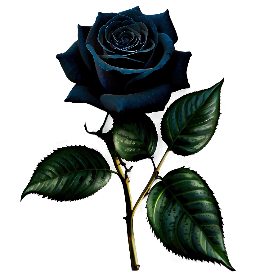 Gothic Black Roses Png Csd